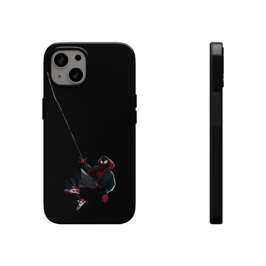 Tough Spiderguy Phone Case – Miles Morales Style for iPhone Users