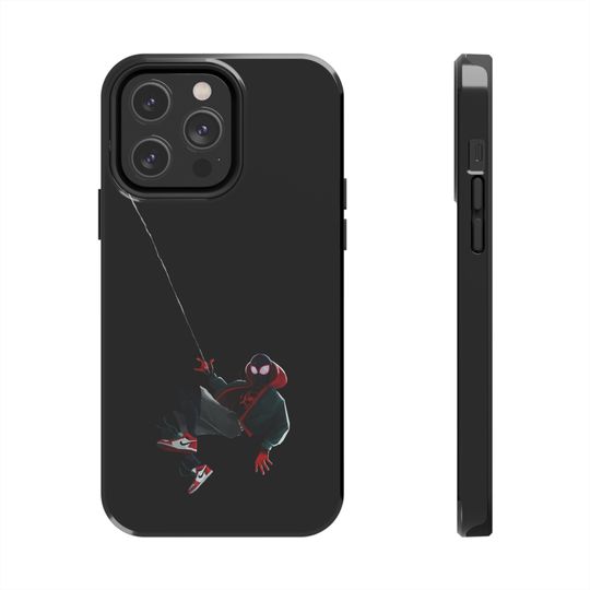 Tough Spiderguy Phone Case – Miles Morales Style for iPhone Users
