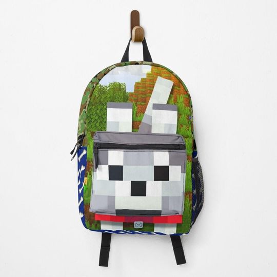 Minecraft Wolf Variants Backpack for Kids