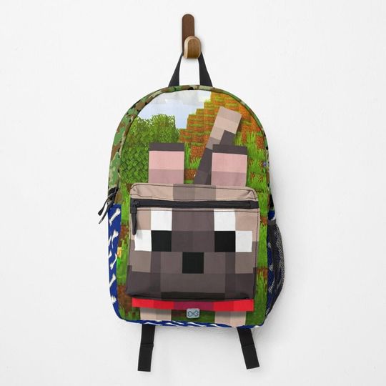 Minecraft Wolf Variants Backpack for Kids