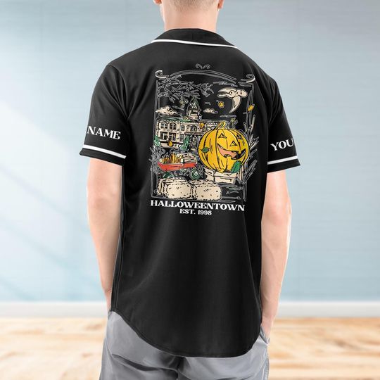 Halloweentown 1998 Baseball Jersey - Custom University Style Halloween Shirt