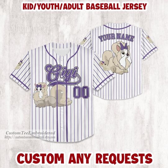 Custom Stitch & Angel Baseball Jersey, Lilo & Stitch Experiments Design for All Ages