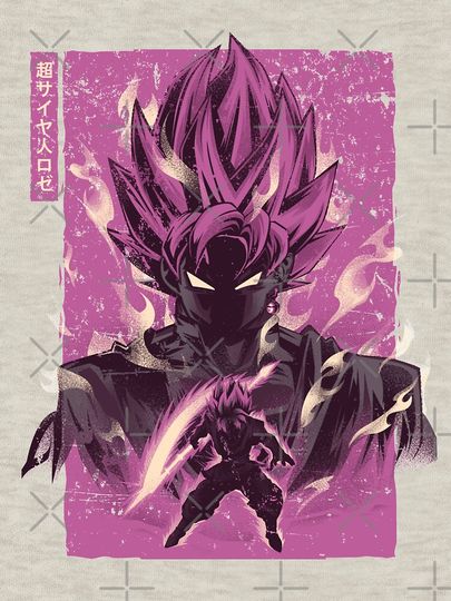 Goku Rose Retoro Classic T-Shirt