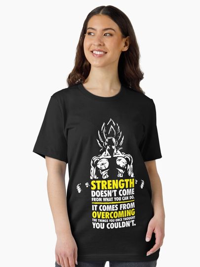 Strength - Anime Gym Motivational  Essential T-Shirt