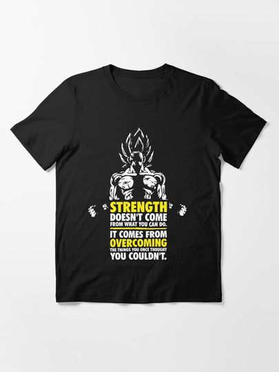 Strength - Anime Gym Motivational  Essential T-Shirt