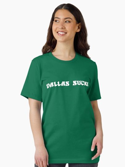Retro Dallas Sucks - Philadelphia Eagles Kelly Green Essential T-Shirt, Gift For Fan