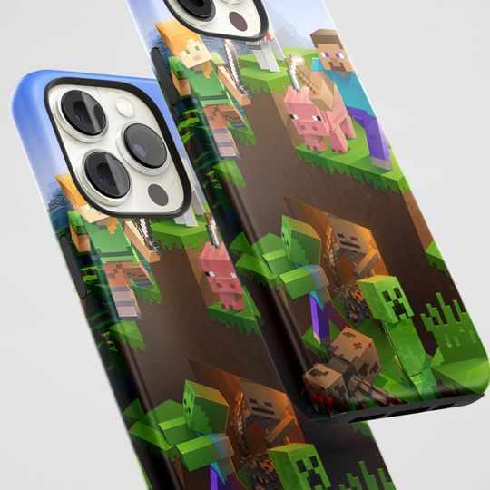 Minecraft Pixel Art iPhone Flexi Case for iPhone Models