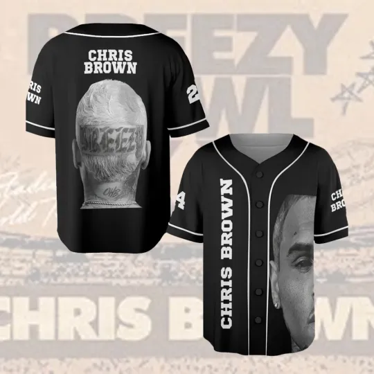 Personalized Chris #Brown Breezy Bowl XX Baseball, Chris #Brown Tour, Breezy Bow