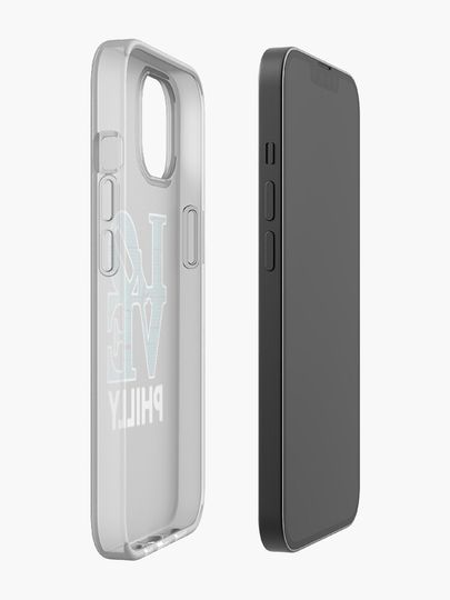 Love Philly City Map Philadelphia 215 iPhone Case, Gift for Fan