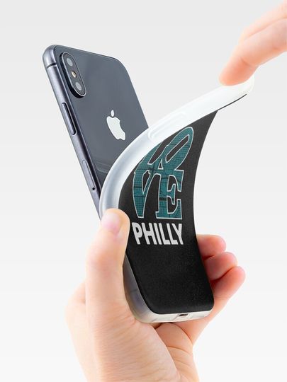Love Philly City Map Philadelphia 215 iPhone Case, Gift for Fan