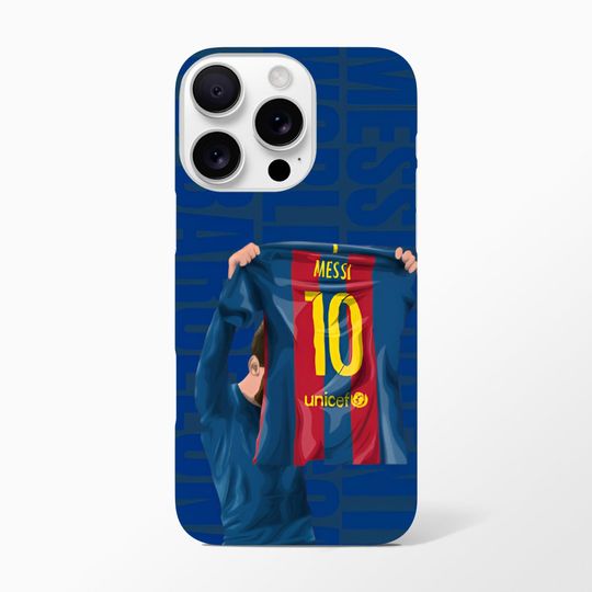 Lionel Messi Barcelona iPhone Case, Soccer Phone Cover