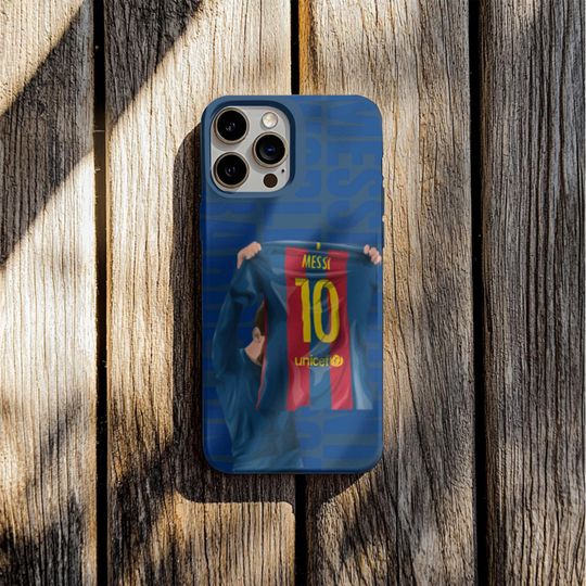 Lionel Messi Barcelona iPhone Case, Soccer Phone Cover