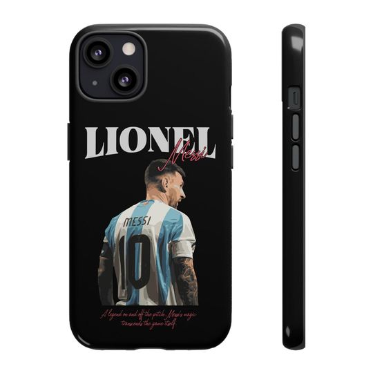 Lionel Messi iPhone Case, Durable Soccer Phone Cover
