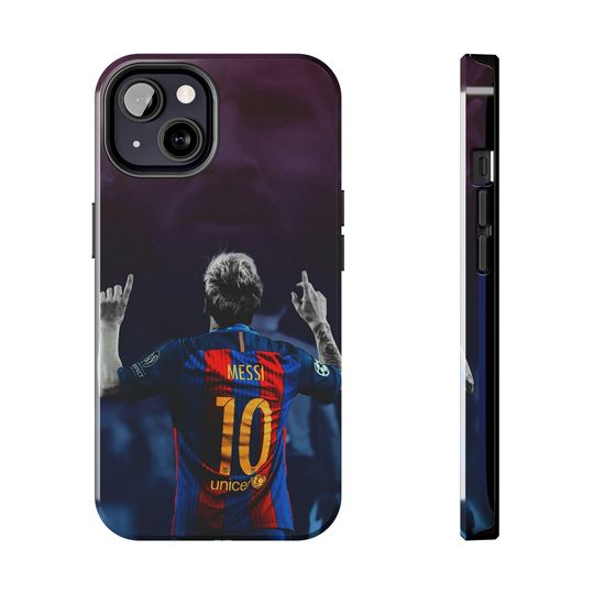 Messi iPhone Case, Football Phone Cover for Fans