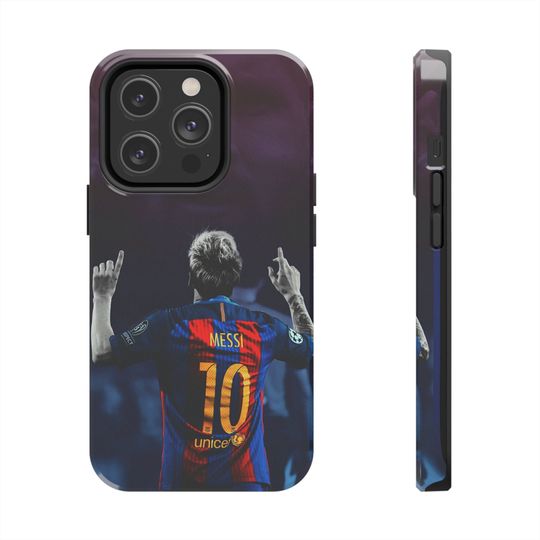 Messi iPhone Case, Football Phone Cover for Fans