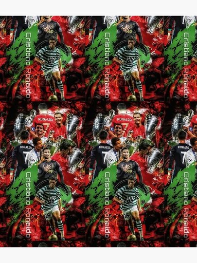 Cristiano Ronaldo Art Posters Backpack, Gift for Fan
