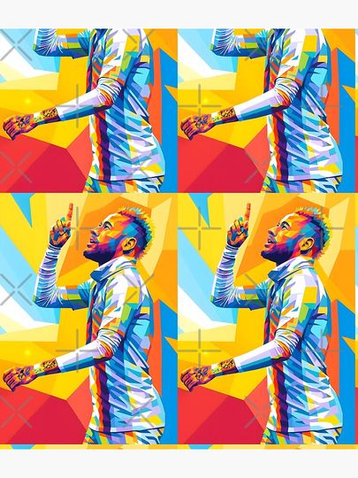 Neymar JR Pop Art Backpack, Gift for Fan