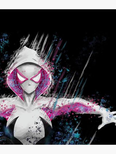 Gwen BLACK Backpack, Back To School Bag, Spidey Gift for Kids