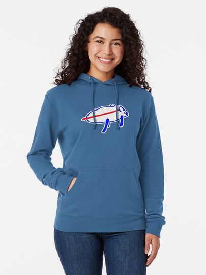 Josh Allen Drawing Lightweight Hoodie