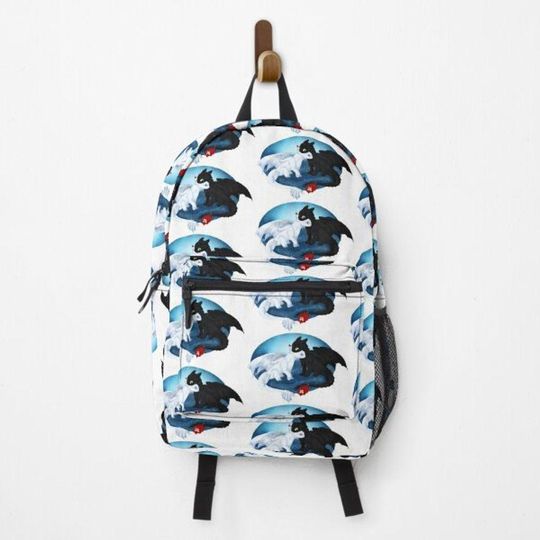 love white and black toothless Backpack