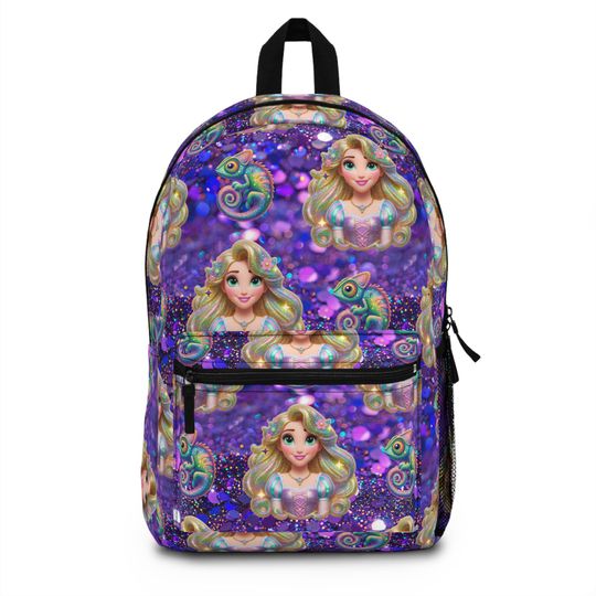 Rapunzel Tangled Backpack, Disney Backpack, Back to School Book Bag
