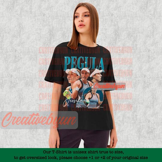 Jessica Pegula Vintage Shirt Fan Tee Homage Tshirt