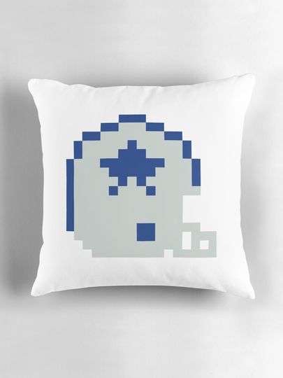 8-Bit Dallas Pillow, Gift for Fan