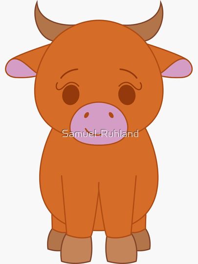 Cow Sticker
