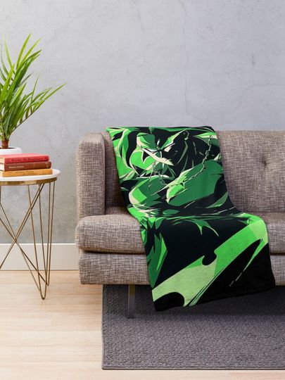 broly dragonball Throw Blanket, Gift for Fan, for All Age