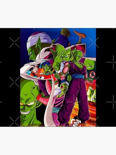 PICCOLO EVOLUTION DRAGON BALL Z Throw Blanket, Gift for Fan, for All Age