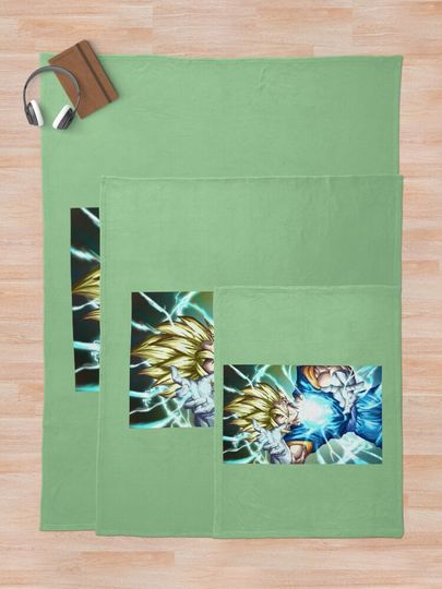 DRAGON BALL  t-shirt  Throw Blanket, Gift for Fan, for All Age