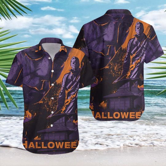 Michael Myers Hawaiian Shirt, Halloween Horror Shirt