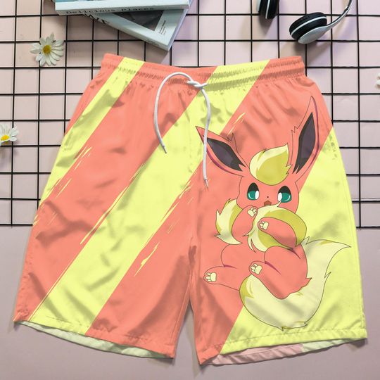 Flareon Hawaiian Shirt - Custom Name Summer Set