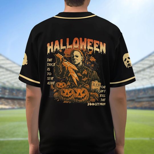 Michael Myers Baseball Jersey, Halloween Horror Jersey