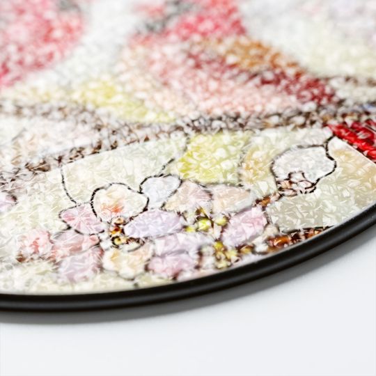 Red Cardinal Stained Glass Suncatcher, Cardinal Bird Lover Gift