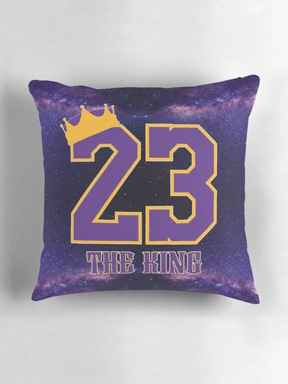 Lebron James, 23 King Collection Pillow, NBA Gift, Gift for Fan