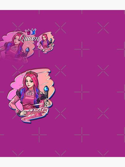 Audrey Manga Anime Backpack - Descendants 3 Cartoon Comics Style