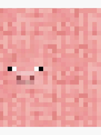 Minecraft Pig Face Backpack