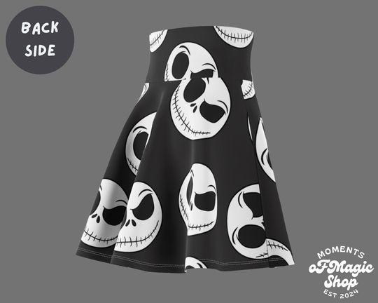 Jack Skellington Face Inspired Running Skirt