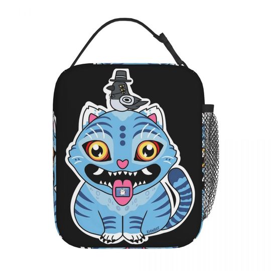 Derpy Tiger and Bird Kids Lunch Bag