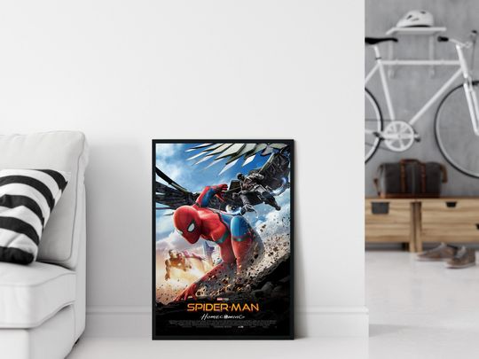Spider-Man: Homecoming Movie Poster – Ready to Print Digital Art