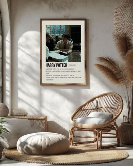 Harry Potter Poster – Matte Vertical Wizard Wall Art