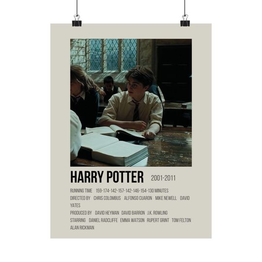 Harry Potter Poster – Matte Vertical Wizard Wall Art