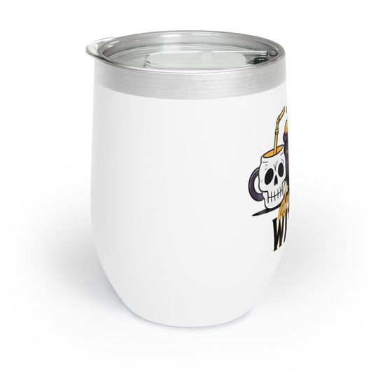 Drink Up Witches Halloween Wine Tumbler, Fall Wine steel Cup, Halloween Drinkware cute