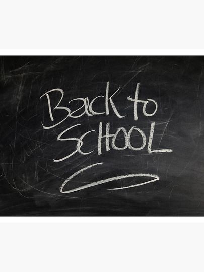 Back to School, Black Board Throw Blanket