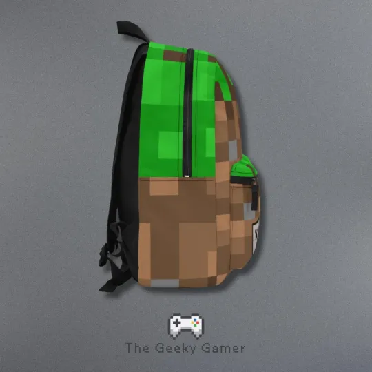 Personalized Gamer Backpack | Personalized Creeper Backpack | Gamer Gift