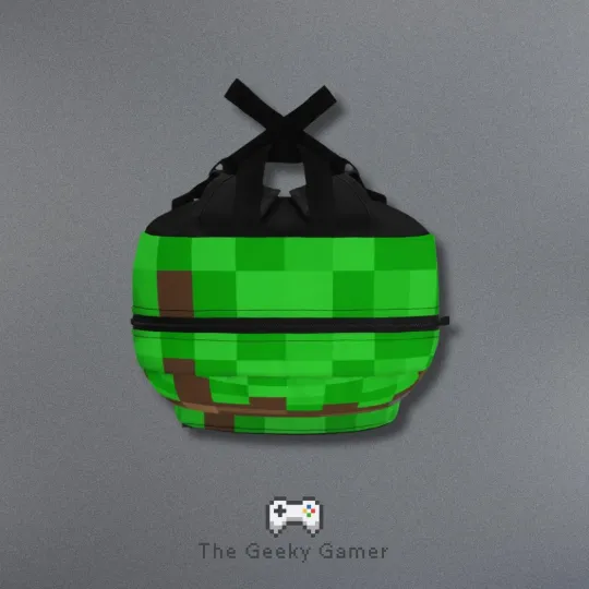 Personalized Gamer Backpack | Personalized Creeper Backpack | Gamer Gift