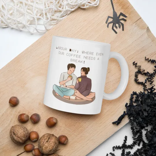 Hand-Designed Labor Day Mug | Ceramic Mug For Labor Day Gift