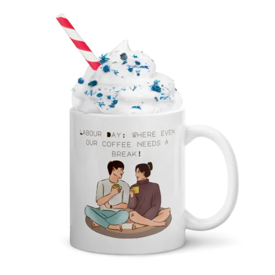 Hand-Designed Labor Day Mug | Ceramic Mug For Labor Day Gift