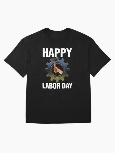 Happy Labor Day Oversized T-Shirt